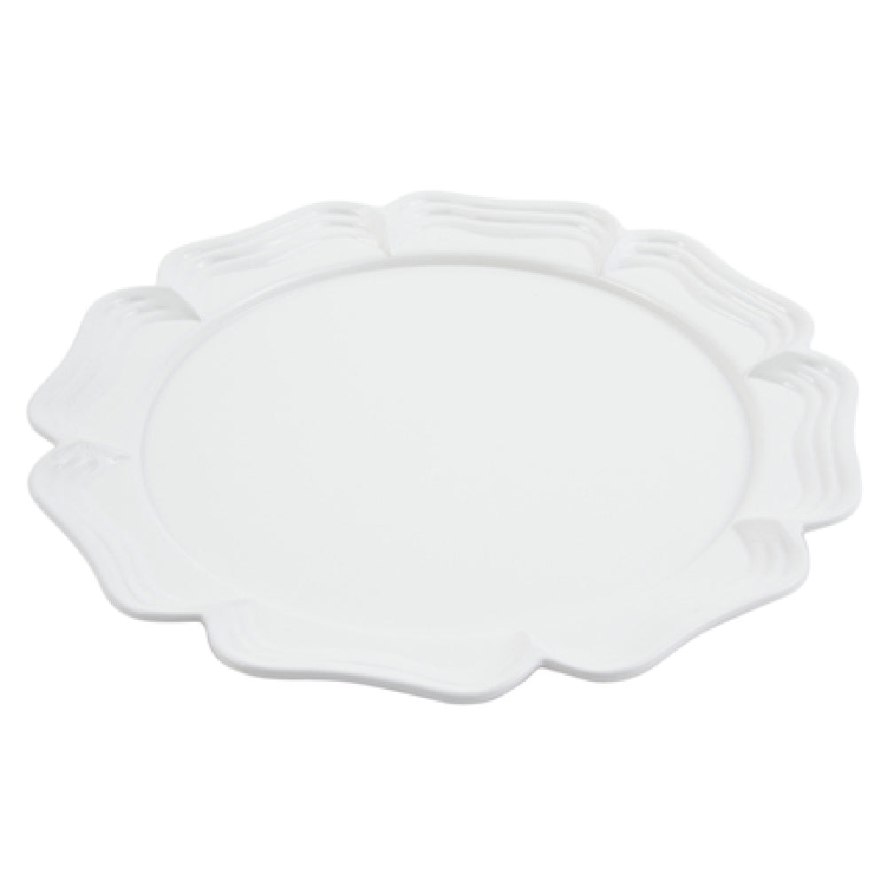 Bon Chef 2067PLUM Queen Anne Platter 13" Dia. Round