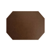 Risch PLACEMATDXOCT-CH 16X12 Chesterfield Ostrich Texture Faux-leather Premium Sewn Placemat (specify Color)