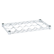 Hubert 108442 - Kratos Wire Wine Shelf, 24"W X 14"D, (5) Bottle