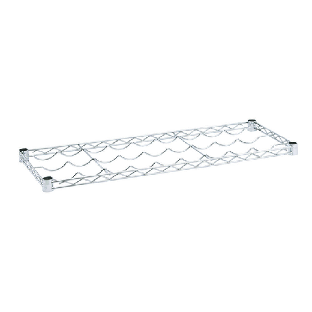 Hubert 127298 - Kratos Wire Wine Shelf, 36"W X 14"D, (5) Bottle