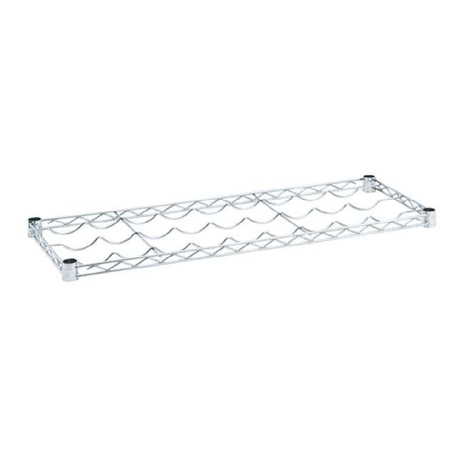 Hubert 127298 - Kratos Wire Wine Shelf, 36"W X 14"D, (5) Bottle