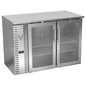 Victory VBBN48HC-FG-S - Back Bar Refrigerator, Food Rated, Two-section