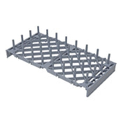 Quantum QPDR1 Millenia Pronged Drying Rack Section 12"W X 24"D 1.5" Spacing Between Prongs