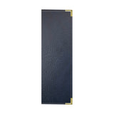 Risch HARST-4V 4.25X14 Harley Deluxe Padded Antibacterial/antimicrobial Faux-leather Menu Cover (specify Color)