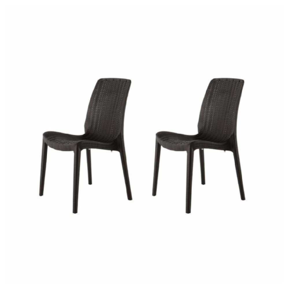 Plantation Prestige Commercial Furniture 2780700-04 Panama Side Chair Stackable All Resin