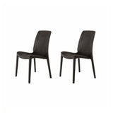 Plantation Prestige Commercial Furniture 2780700-04 Panama Side Chair Stackable All Resin