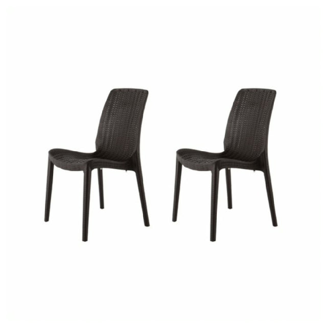Plantation Prestige Commercial Furniture 2780700-04 Panama Side Chair Stackable All Resin
