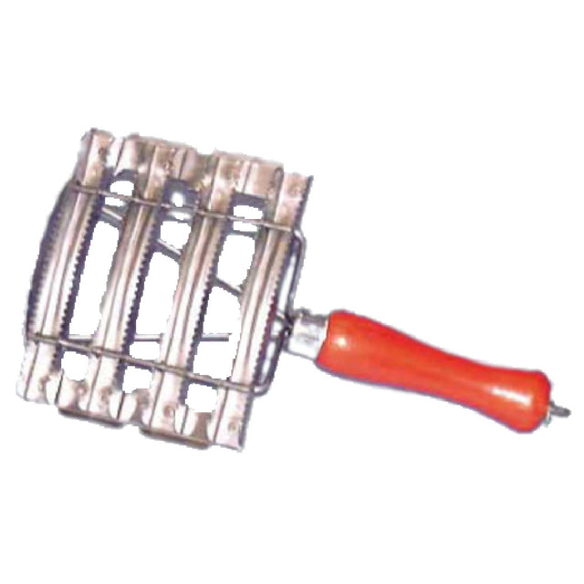 Omcan 14236 (14236) Fish Scaler Heavy Duty Orange Handle