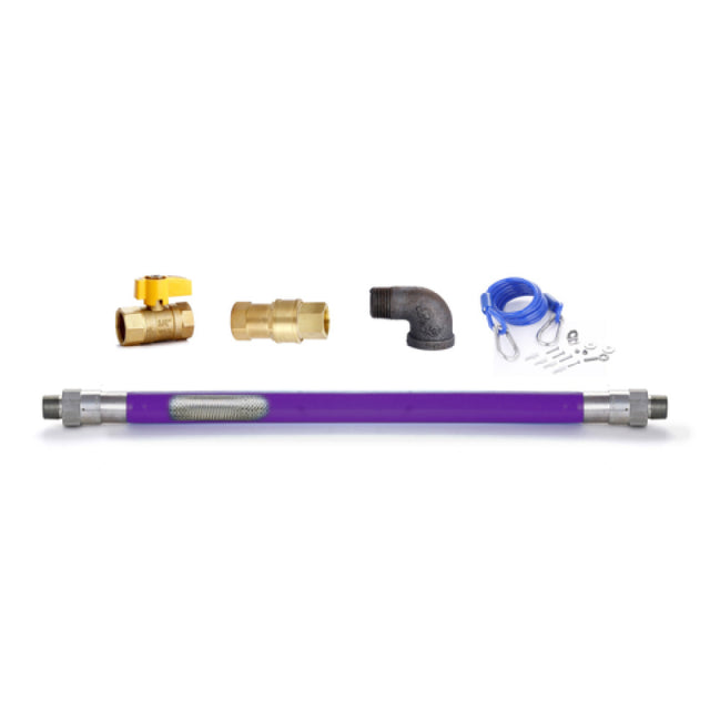 Sapphire Manufacturing TGH-7548QD Quick Disconnect Gas Hose Kit 3/4" Inside Diameter