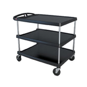 Metro MY2636-35BL Quick Ship MyCart™ Series Utility Cart (3) Shelves Open Base