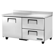 True Refrigeration TWT-60D-2-HC_LH Work Top Refrigerator Two-section