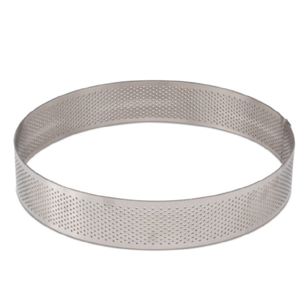 JB Prince MA219 Pavoni Crostate Micro Tart Ring 7-1/2"dia X 1-1/3"H Round