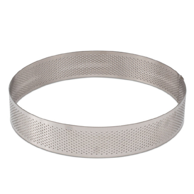 JB Prince MA219 Pavoni Crostate Micro Tart Ring 7-1/2"dia X 1-1/3"H Round