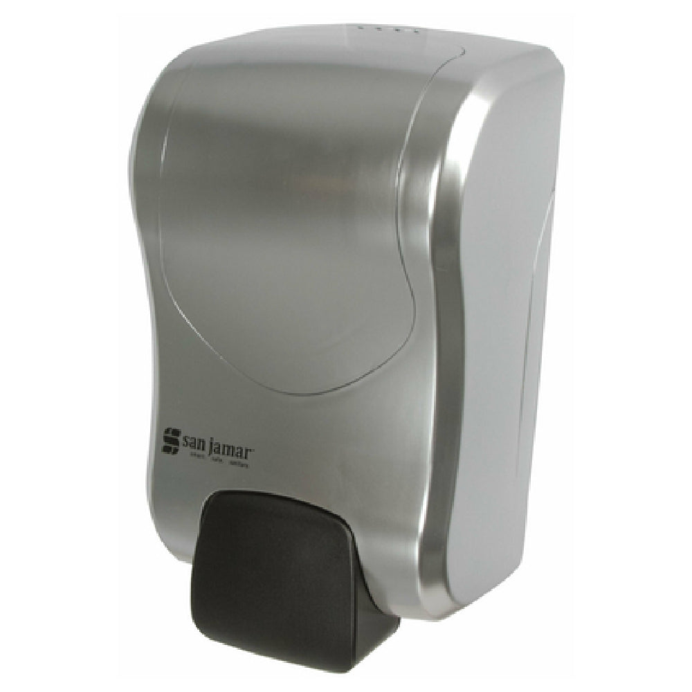 San Jamar S970SS Summit™ Rely® Soap & Sanitizer Dispenser Manual 5-1/4"W X 4"D X 9"H