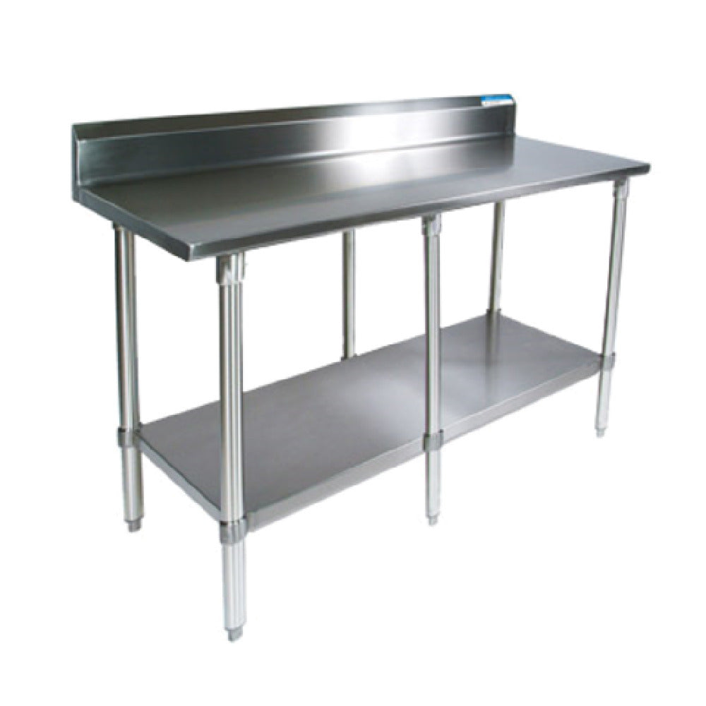 BK Resources VTTR5-8424 Work Table 84"W X 24"D 18/430 Stainless Steel Top