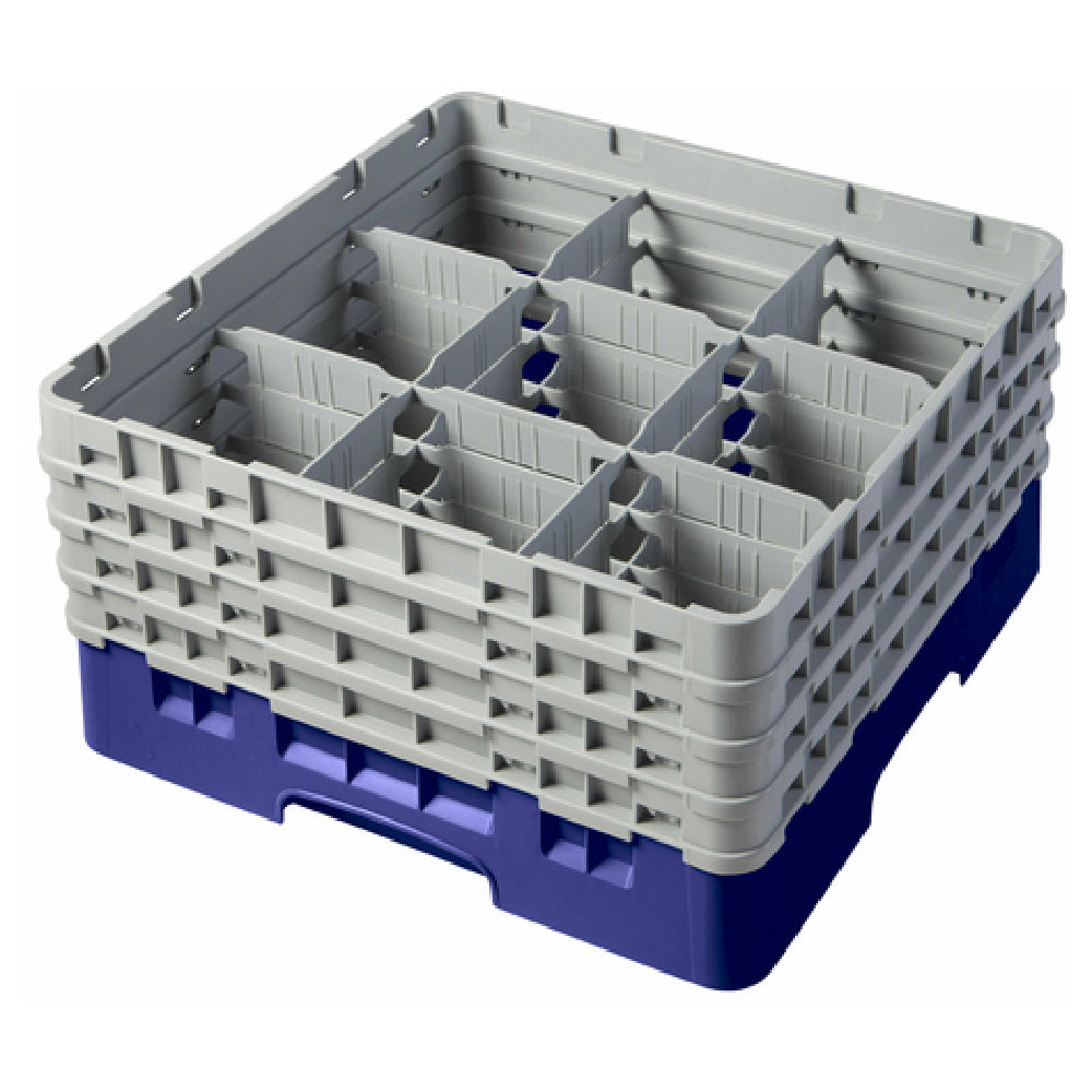 Cambro 9S800186 Camrack® Glass Rack With (4) Soft Gray Extenders Full Size