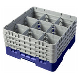 Cambro 9S800186 Camrack® Glass Rack With (4) Soft Gray Extenders Full Size