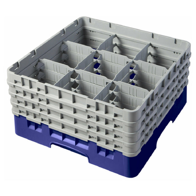 Cambro 9S800186 Camrack® Glass Rack With (4) Soft Gray Extenders Full Size