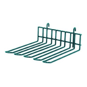 Quantum SG-UH10P Store Grid Large Utensil Holder 10-1/2"W X 11"D X 4-1/4"H Green Epoxy Antimicrobial Finish