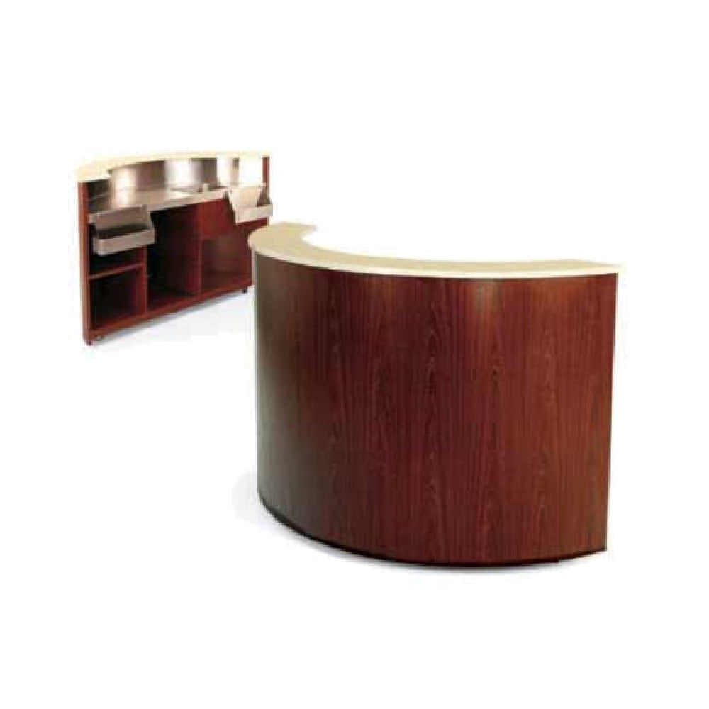Forbes Industries 4880-6 Mobile Bar 28-1/2"W X 74-1/2"L X 48"H High Pressure Laminate Body