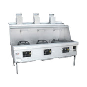 Town YF-3-STD York® Wok Range Gas (3) Chambers