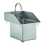 Hubert 165944 - Kratos 29N-182 Sink With Side Splashes, Drop-in, 10"W X 14"D X 10"H
