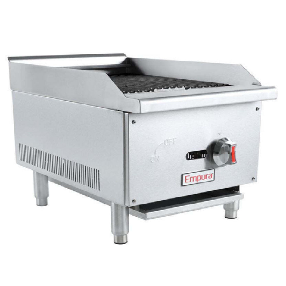 Empura ECB-16S - Standard Duty Gas Charbroiler, Natural Gas, 15-7/8"W X 24-3/4"D X 15-7/8"H