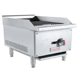Empura ECB-16S - Standard Duty Gas Charbroiler, Natural Gas, 15-7/8"W X 24-3/4"D X 15-7/8"H