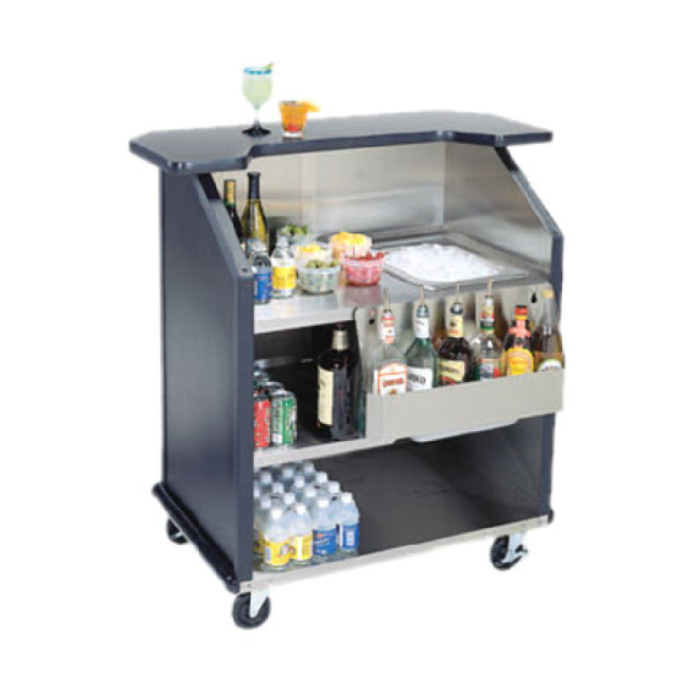 Geneva 76884 Portable Bar 43-1/2"W X 27-1/2"D X 46-1/2"H Waterproof Top