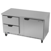 Beverage Air WTFD60AHC-2-FLT Worktop Freezer Two-section 60"W