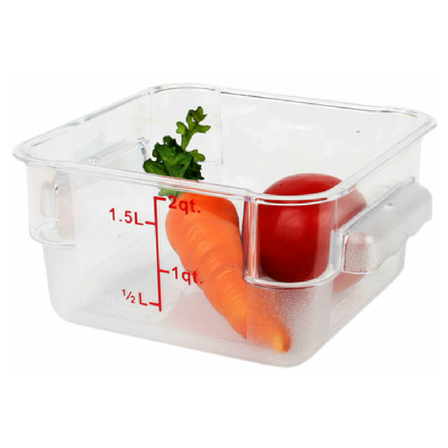 Thunder Group PLSFT002PC Food Storage Container 2 Quart Square