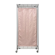 Quantum WRC74-1236GY-2PC Mobile Privacy Partition 36"W X 12"D X 78"H Includes Curtain