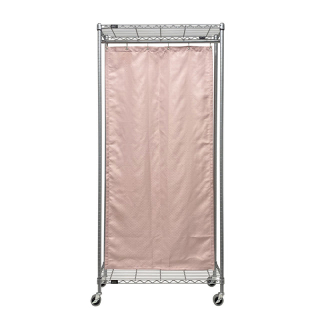 Quantum WRC74-1236GY-2PC Mobile Privacy Partition 36"W X 12"D X 78"H Includes Curtain