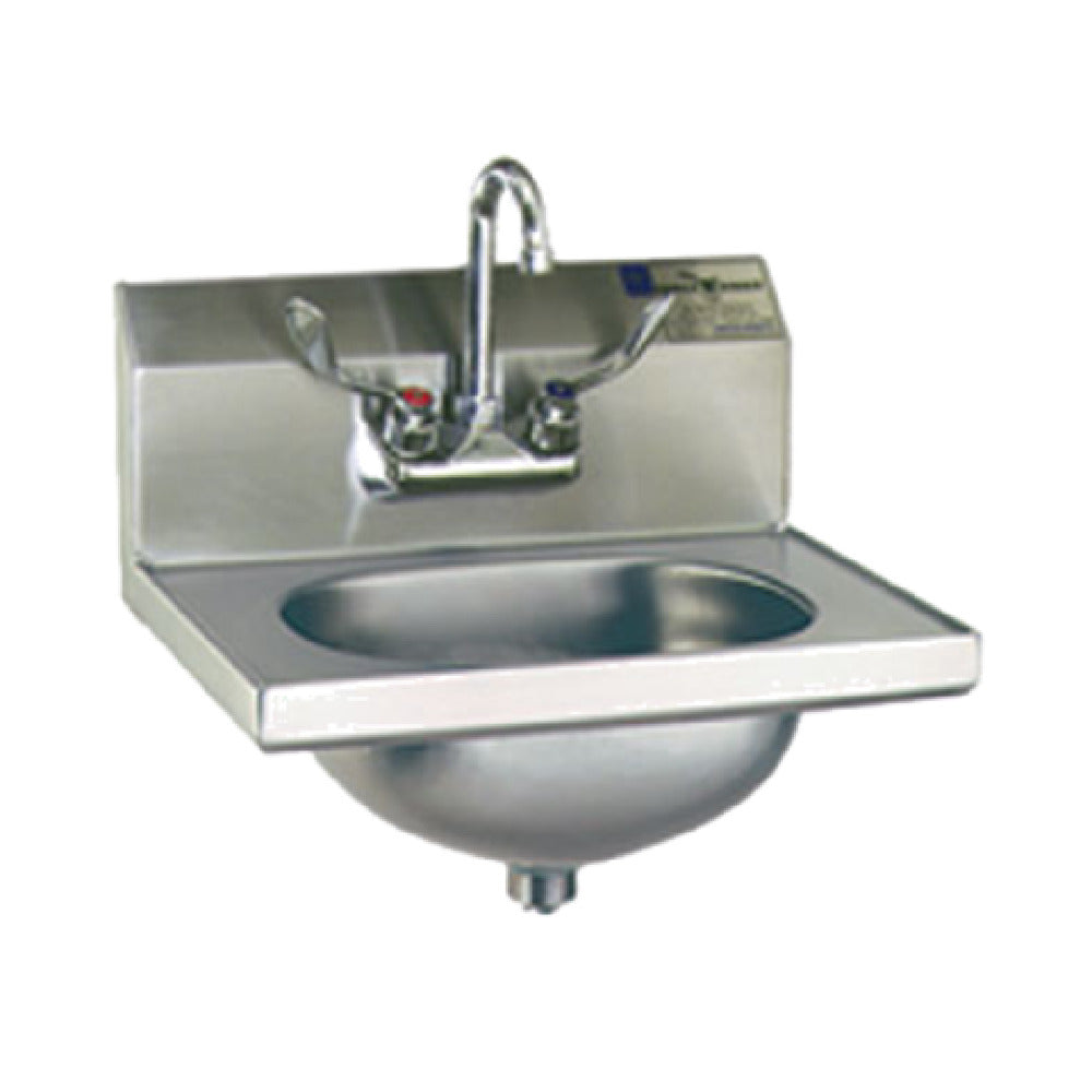 Eagle HSA-10-FW-2X Hand Sink Wall Mount 13-1/2" Wide X 9-3/4" Front-to-back X 6-3/4" Deep Bowl