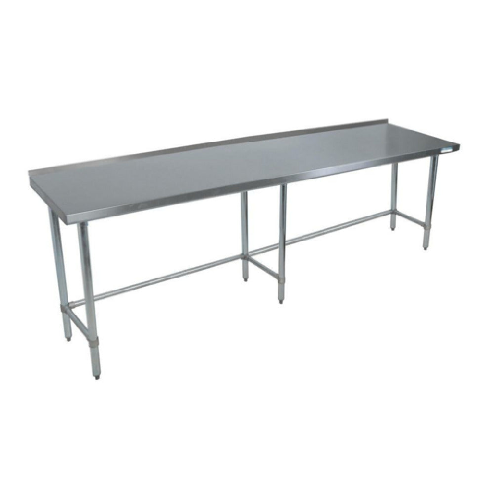 BK Resources SVTROB-1884 Work Table With Open Base 84"W X 18"D X 34-3/4"H Turndown Edges On All Sides
