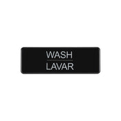 CAC China SCS3-WS03 Compliance Sign English/Spanish 9" X 3"H