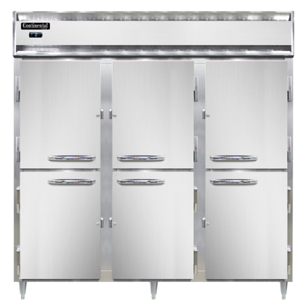 Continental Refrigerator DL3F-HD Designer Line Freezer Reach-in Three-section