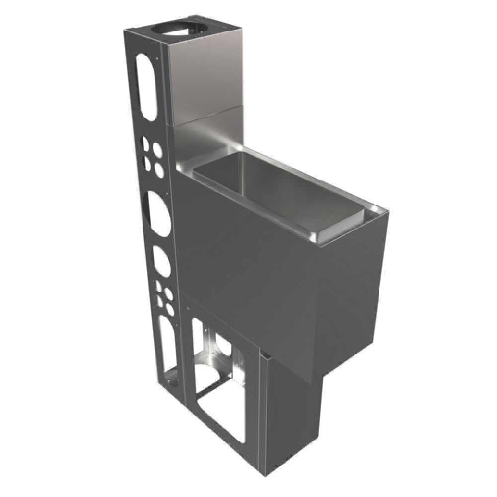 BK Resources UBDW-18-IB8 - Underbar Ice Bin, 8"L X 23.75"W, 33 Lbs Capacity