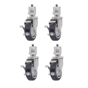 Vulcan CASTERS-VULSCR@2 Set Of 4 Adjustable Casters 6" Overall Height Battery Screw Mount