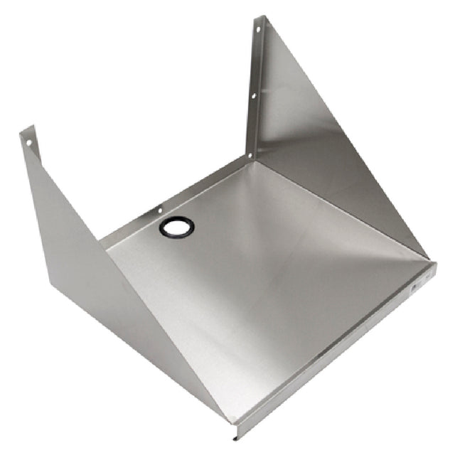 John Boos BMS2030-X Microwave Shelf Wall Mount 30"W X 20"D X 15"H