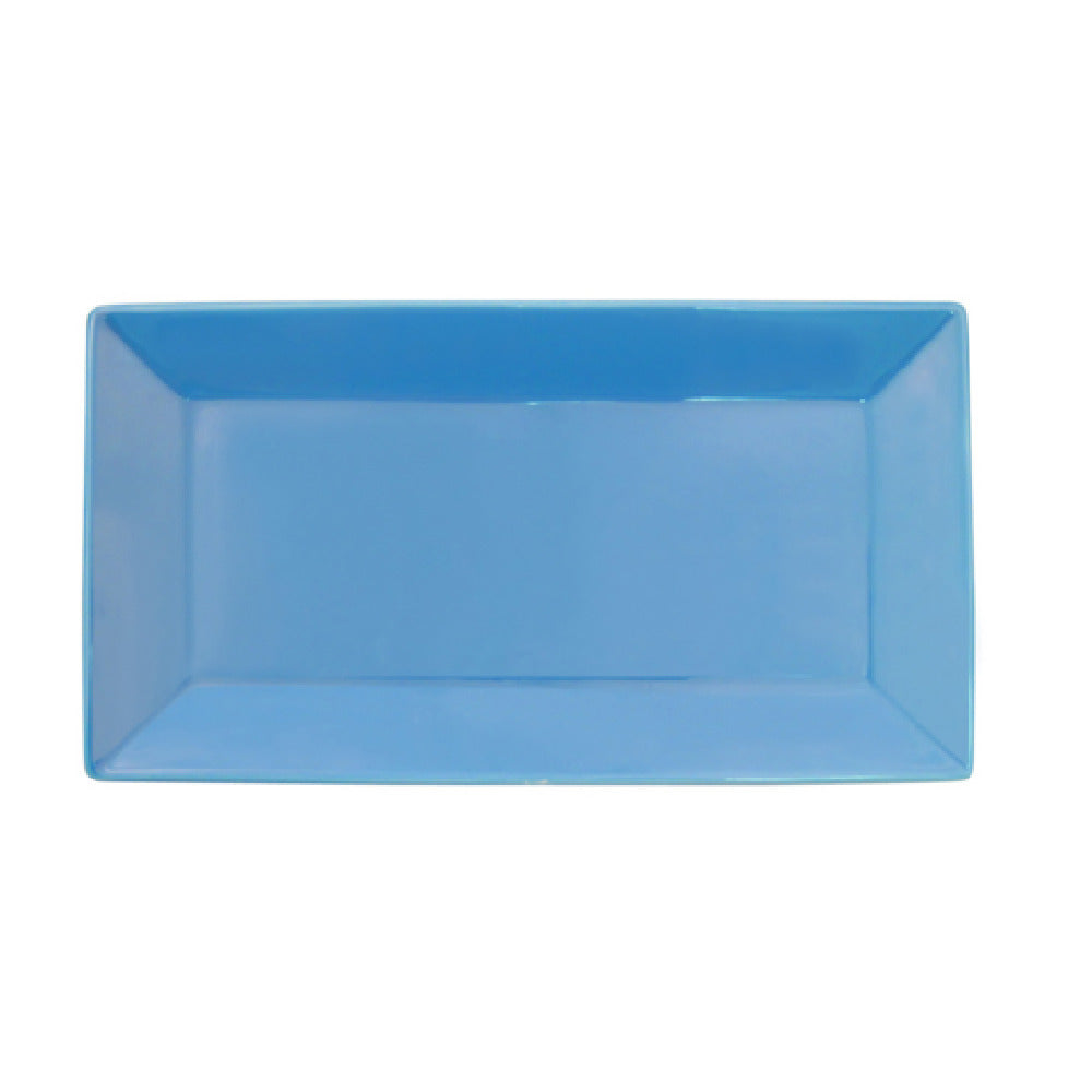 CAC China KC-13-PCK Color Arts Platter 11-1/2"L X 6-1/4"W X 1"H Rectangular