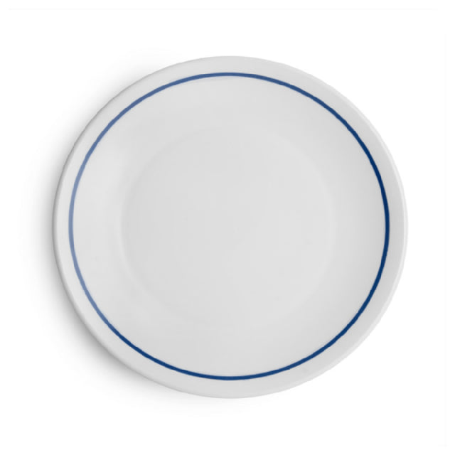 Arc Cardinal FP464 Santa Anita Reflections Blue Band Coupe Plate (D:11.0'') Stoneware