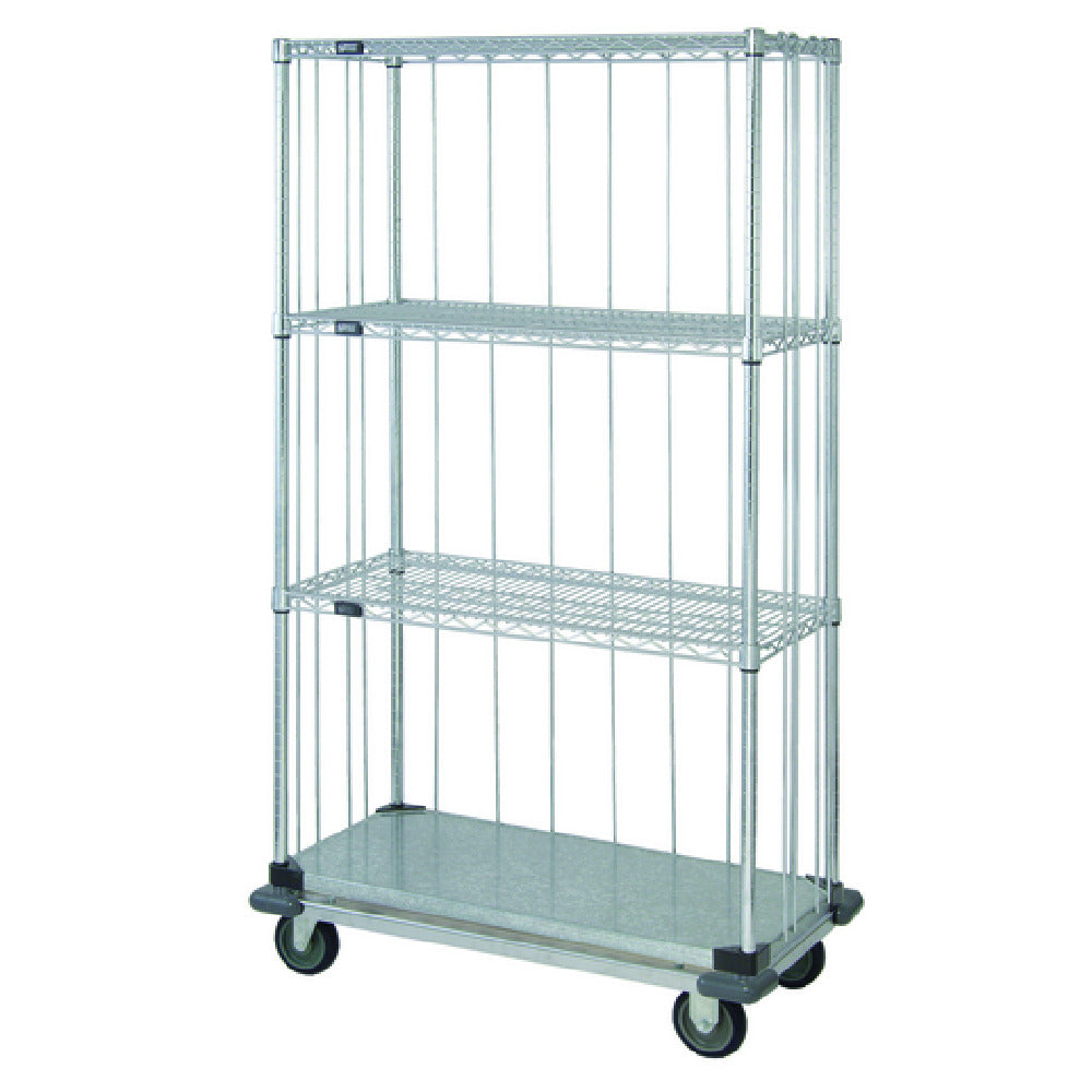 Quantum MD2448CG46RE Mobile Enclosure Cart 48"W X 24"D X 70"H Includes: (3) Wire Shelves