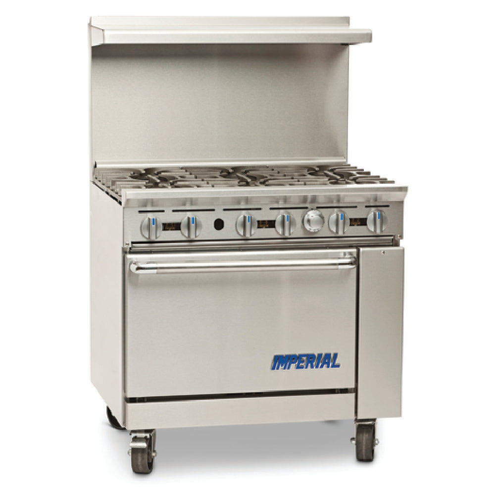 Imperial IR-6-C_LP (QUICK SHIP) Pro Series Restaurant Range Gas 36"