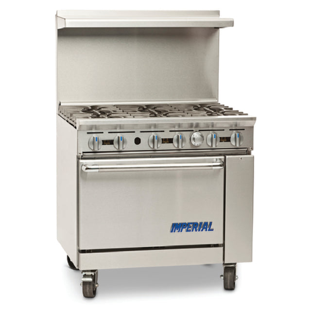 Imperial IR-6-C_LP (QUICK SHIP) Pro Series Restaurant Range Gas 36"
