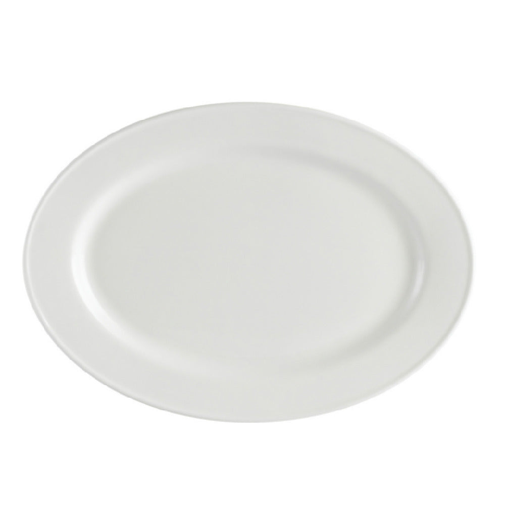 CAC China EVT-13 Everest Platter 11-3/4"L X 8-1/4"W X 3/4"H Oval