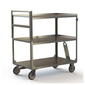 Lakeside 158859 Easy-Tow™ Classroom Meal Delivery Cart (3) 35" X 21" Shelves