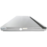 A sleek, metallic, rectangular device with a slightly sloped surface, control buttons on the left edge, a circular button, and a slim rectangular slot in the center. The minimalist design hints at an Empura Refrigeration appliance or Empura Parts component.