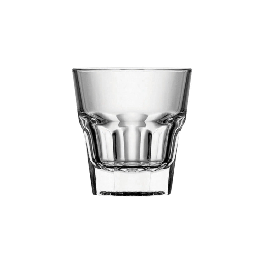 Steelite P52714 Rocks Tempered 4 1/2 Oz. (H 3" M 2-7/8" T 2-7/8" B 1-7/8") Tempered