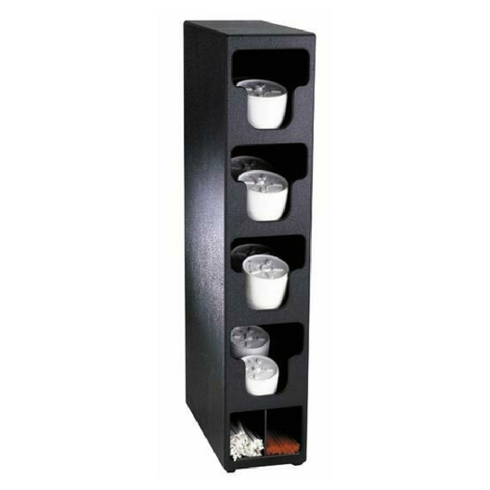 Dispense-Rite TLO-4BT - Lid & Straw Organizer, 4 Section, 32-1/4"H X 6-1/2"W X 14"D